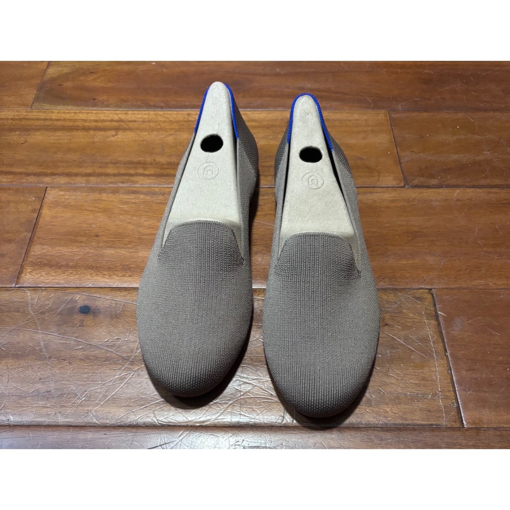 NWOT Rothy's Sparrow Lounge Loafer Brown Knit Slip On Flats| Washable| Size 11.5